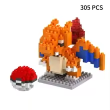 🏷️ Mini Briques Pokémon – Micro Bricks [Dracaufeu]